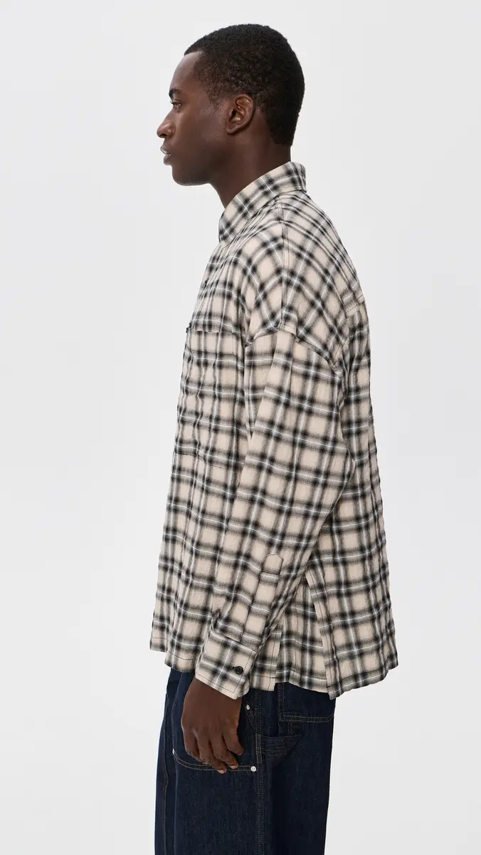 Nahmias Relaxed Long Sleeve Button Up Shirt | Thumbnail 4 Nahmias Relaxed Long Sleeve Button Up Shirt | Thumbnail 4