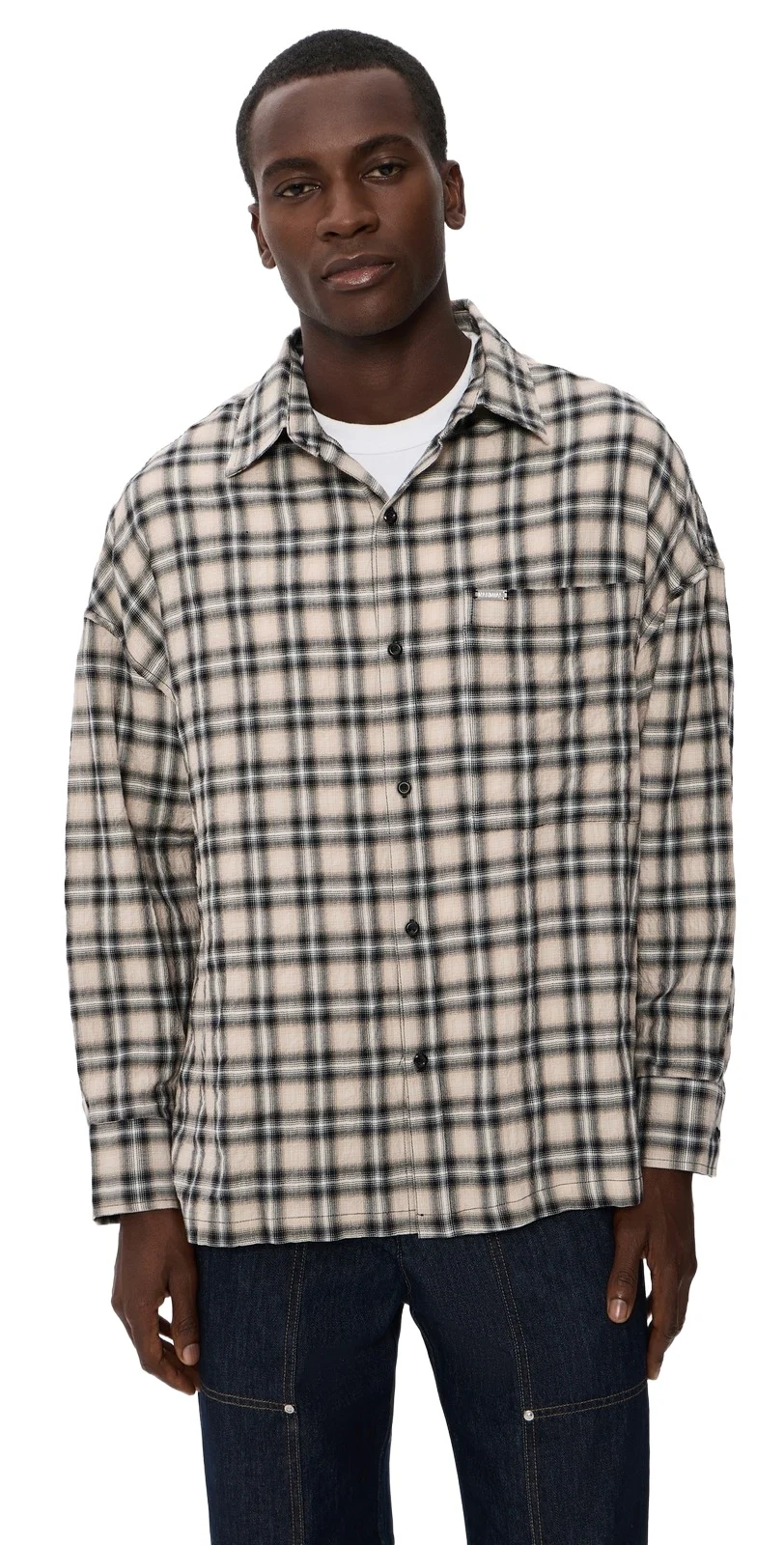 Relaxed Long Sleeve Button Up Shirt Relaxed Long Sleeve Button Up Shirt