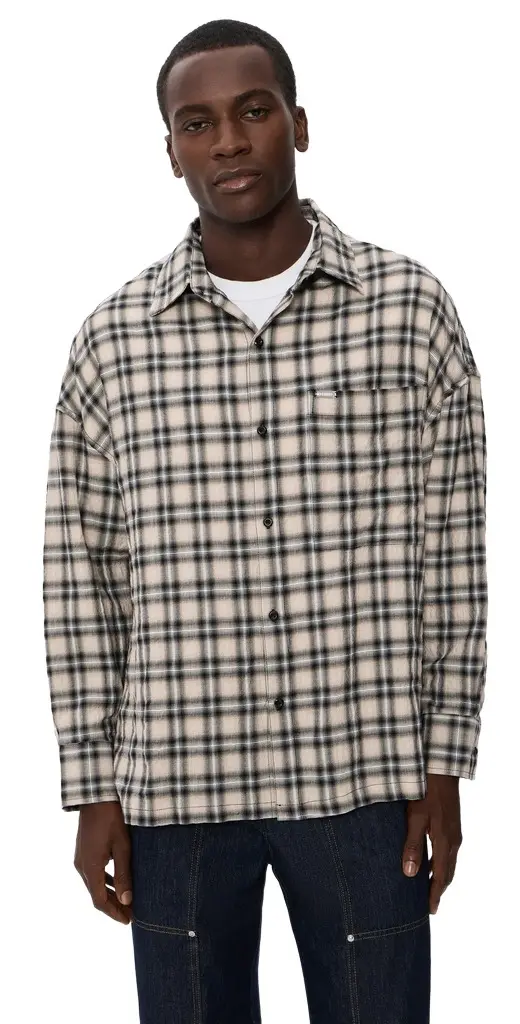 Nahmias Relaxed Long Sleeve Button Up Shirt