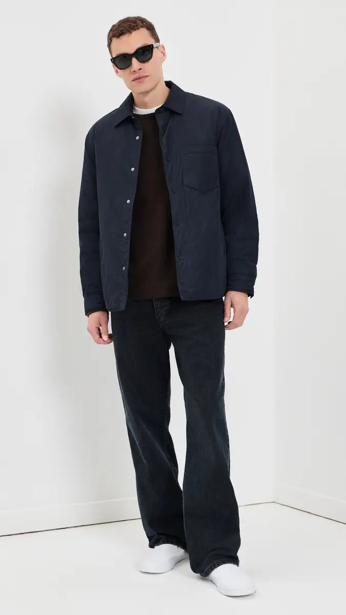 OFFICINE GÉNÉRALE Heiko Padded Nylon Jacket | Thumbnail 5 OFFICINE GÉNÉRALE Heiko Padded Nylon Jacket | Thumbnail 5