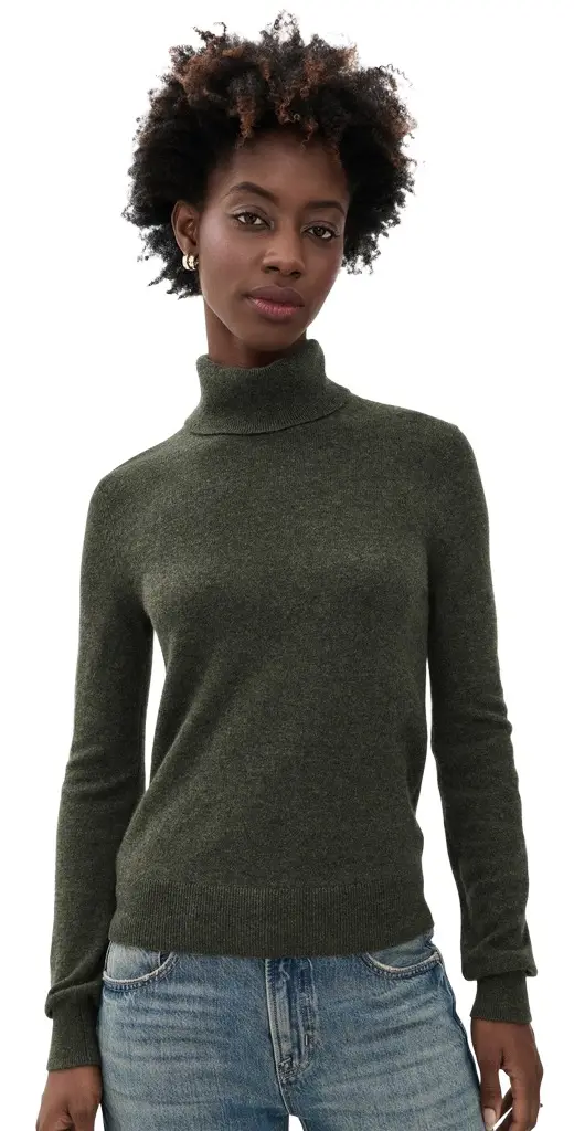 PAIGE Jacie Cashmere Turtleneck Sweater