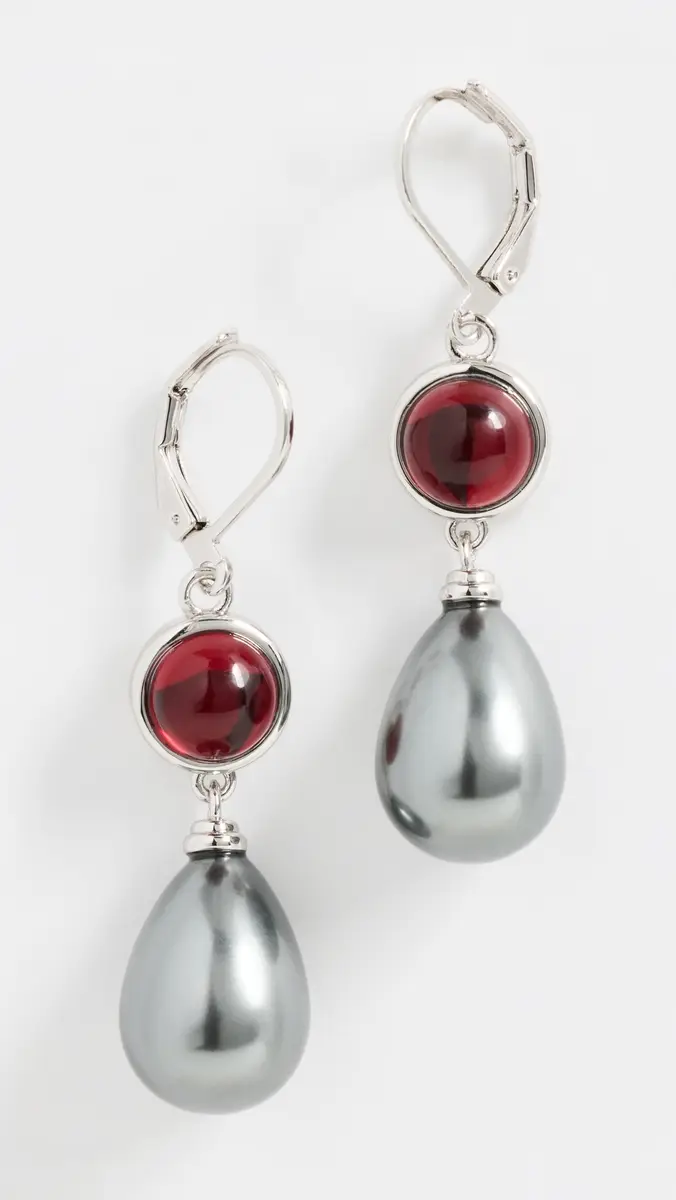 Luv AJ The Theodora Tahitian Pearl Hook Earrings | Thumbnail 2 Luv AJ The Theodora Tahitian Pearl Hook Earrings | Thumbnail 2