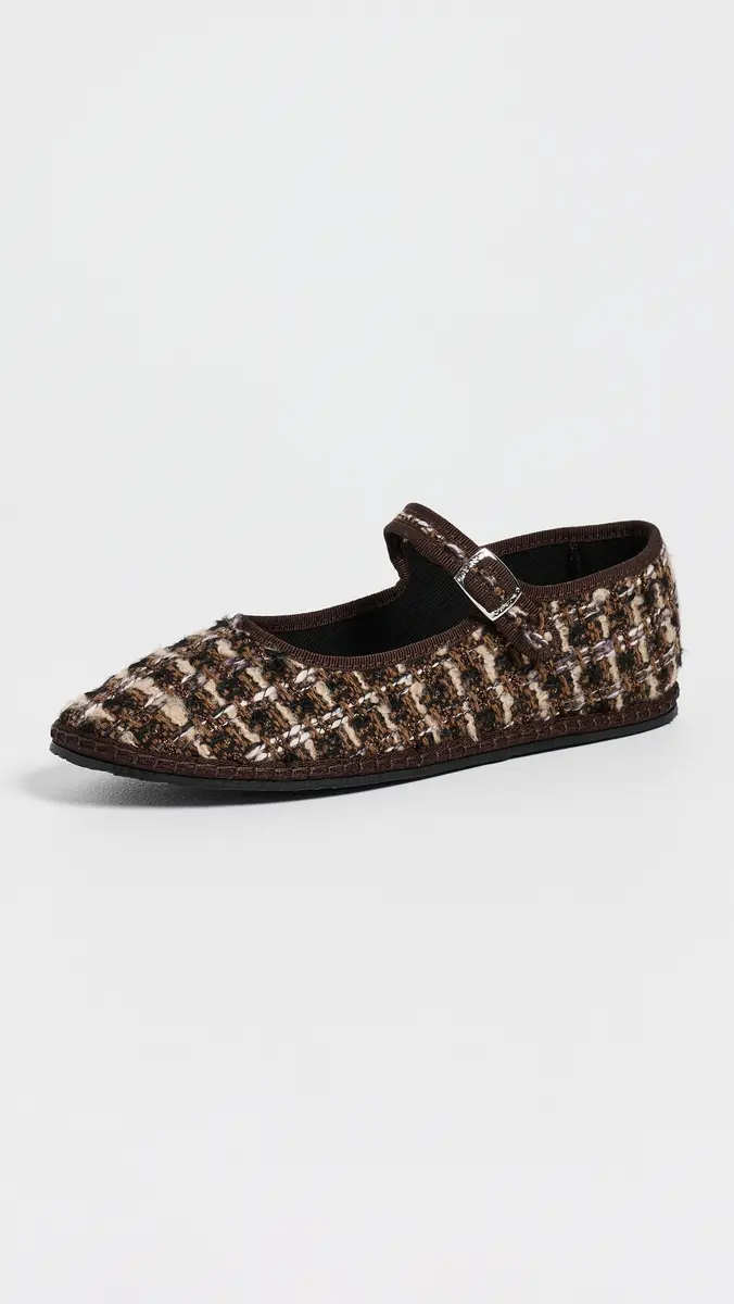 Vibi Venezia Mary Jane Tweed Flats | Thumbnail 2 Vibi Venezia Mary Jane Tweed Flats | Thumbnail 2