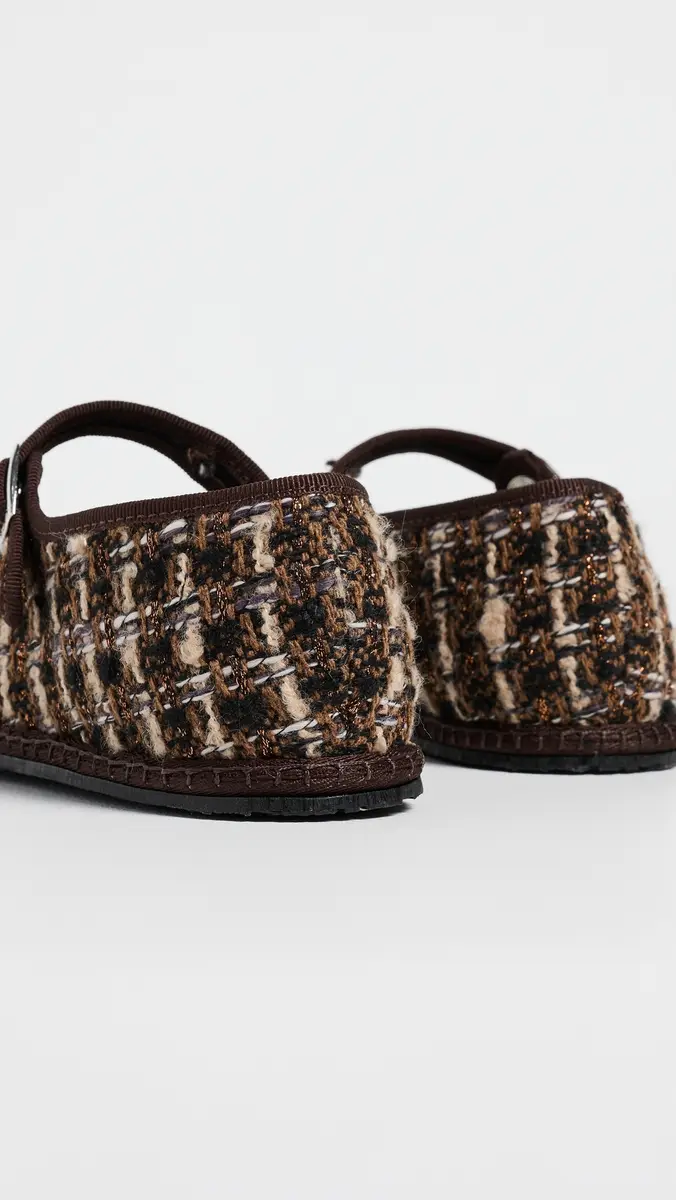 Vibi Venezia Mary Jane Tweed Flats | Thumbnail 4 Vibi Venezia Mary Jane Tweed Flats | Thumbnail 4