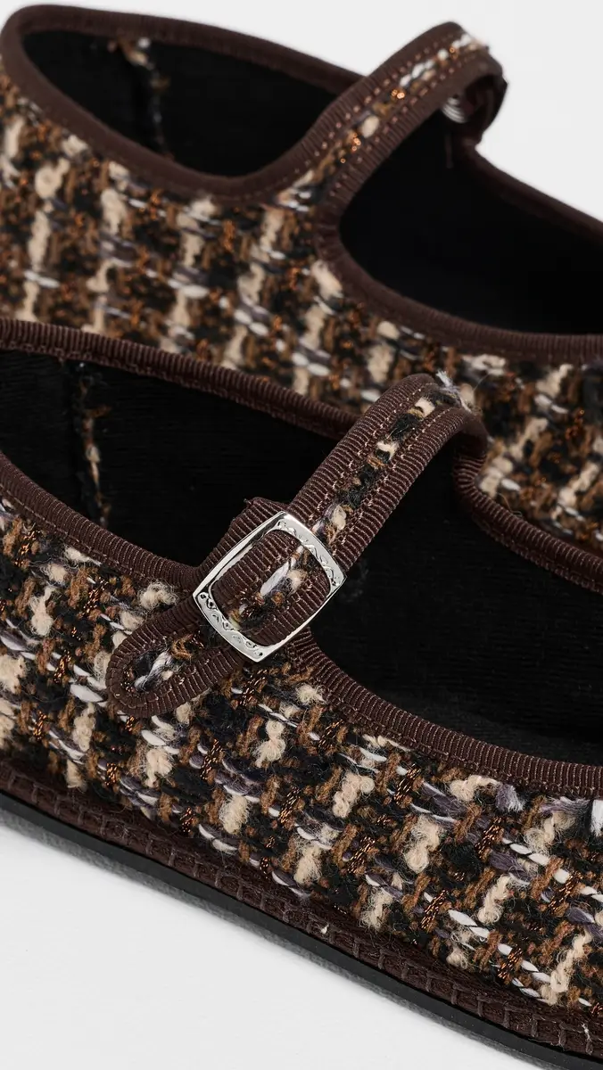 Vibi Venezia Mary Jane Tweed Flats | Thumbnail 6 Vibi Venezia Mary Jane Tweed Flats | Thumbnail 6