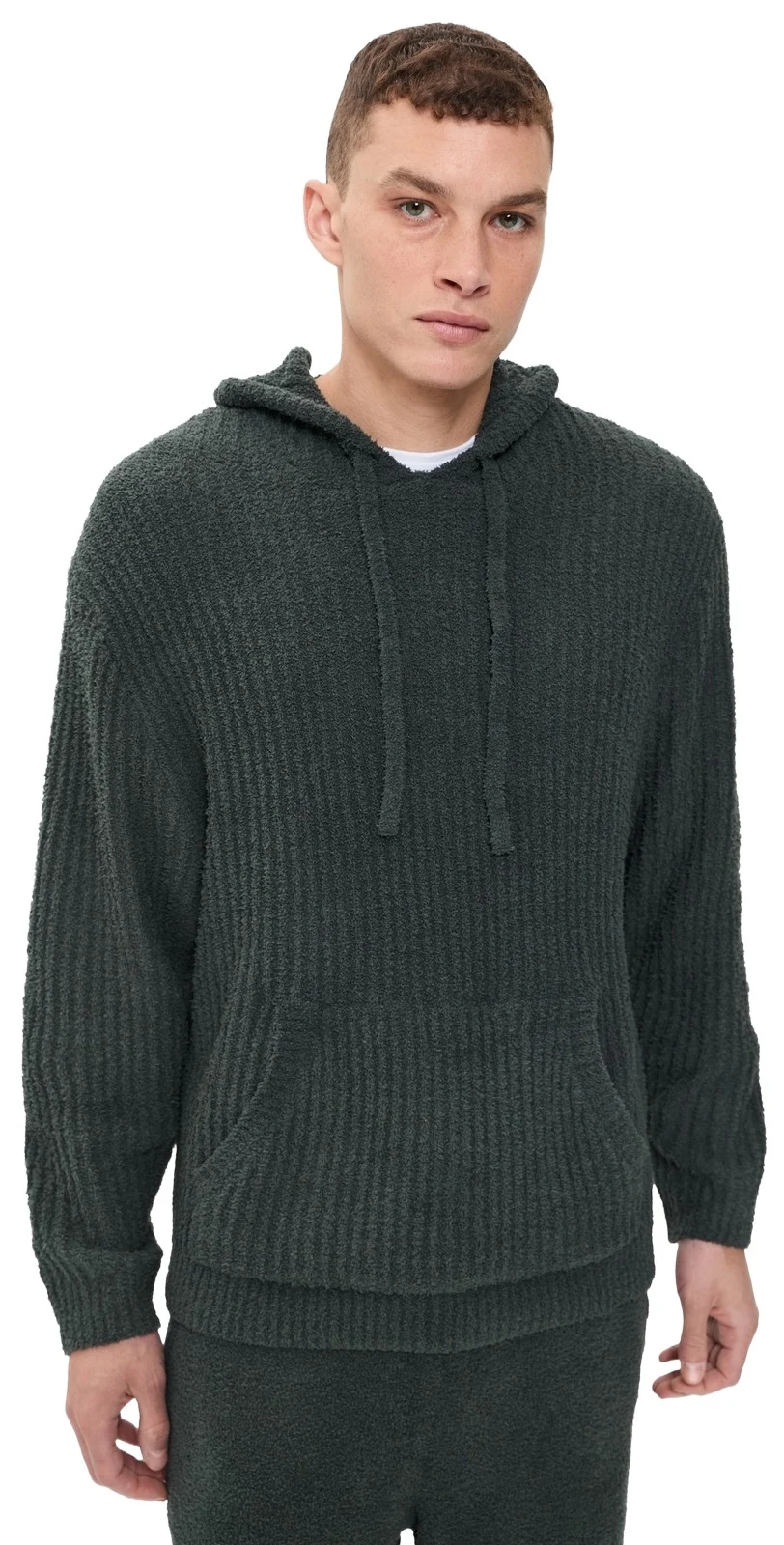Finnegan Cozy Knit Rib Hoodie Finnegan Cozy Knit Rib Hoodie