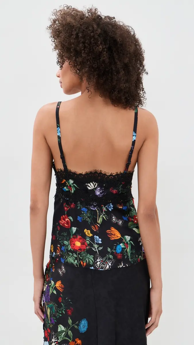 Alice + Olivia Melodie Lace Tank Top | Thumbnail 3