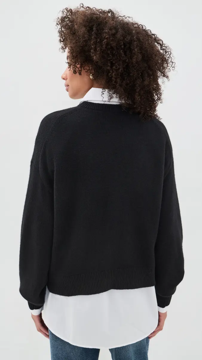 Theory Cashmere Crew Neck Sweater | Thumbnail 4 Theory Cashmere Crew Neck Sweater | Thumbnail 4