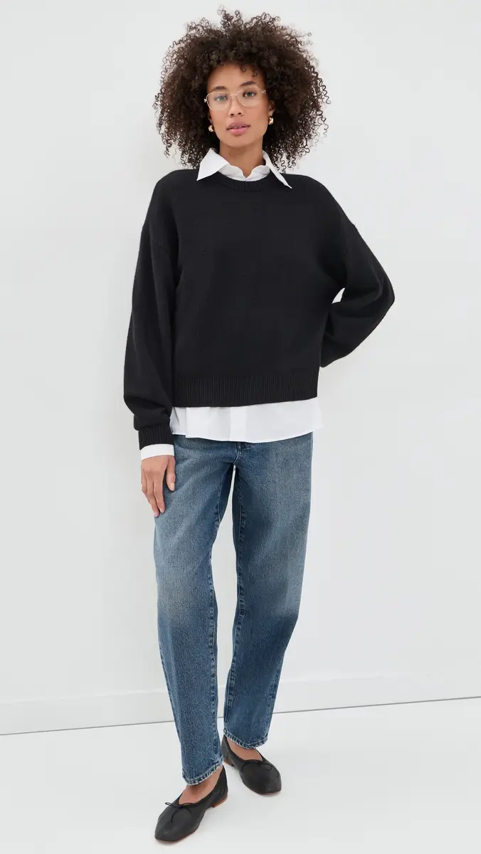 Theory Cashmere Crew Neck Sweater | Thumbnail 6 Theory Cashmere Crew Neck Sweater | Thumbnail 6