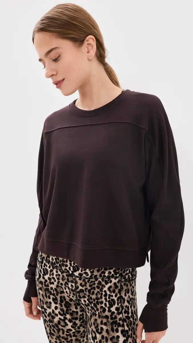 Sweaty Betty After Class Crop Sweatshirt | Thumbnail 2 Sweaty Betty After Class Crop Sweatshirt | Thumbnail 2