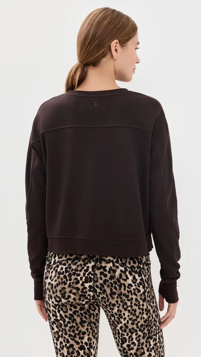 Sweaty Betty After Class Crop Sweatshirt | Thumbnail 3 Sweaty Betty After Class Crop Sweatshirt | Thumbnail 3
