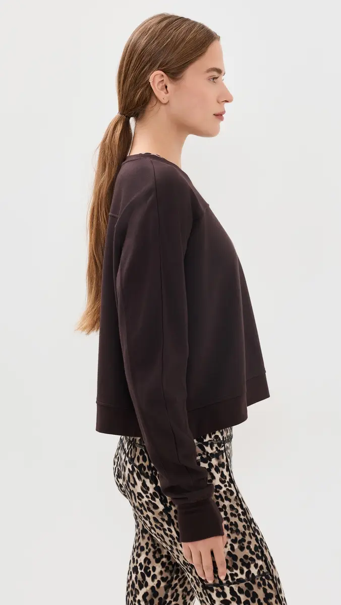 Sweaty Betty After Class Crop Sweatshirt | Thumbnail 4 Sweaty Betty After Class Crop Sweatshirt | Thumbnail 4