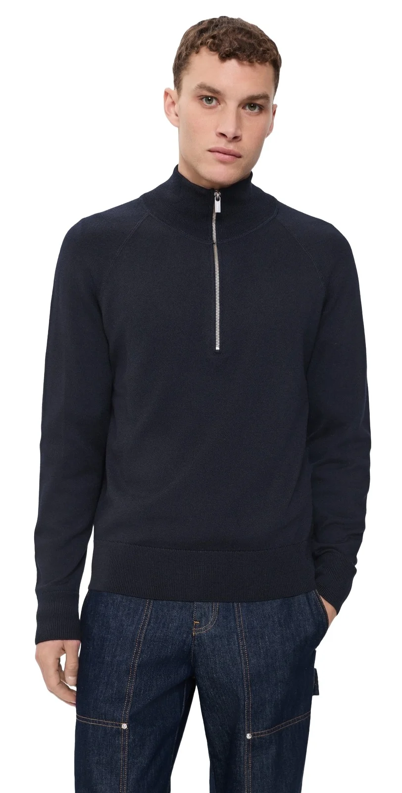 Molo Basilio Quarter Zip Sweater