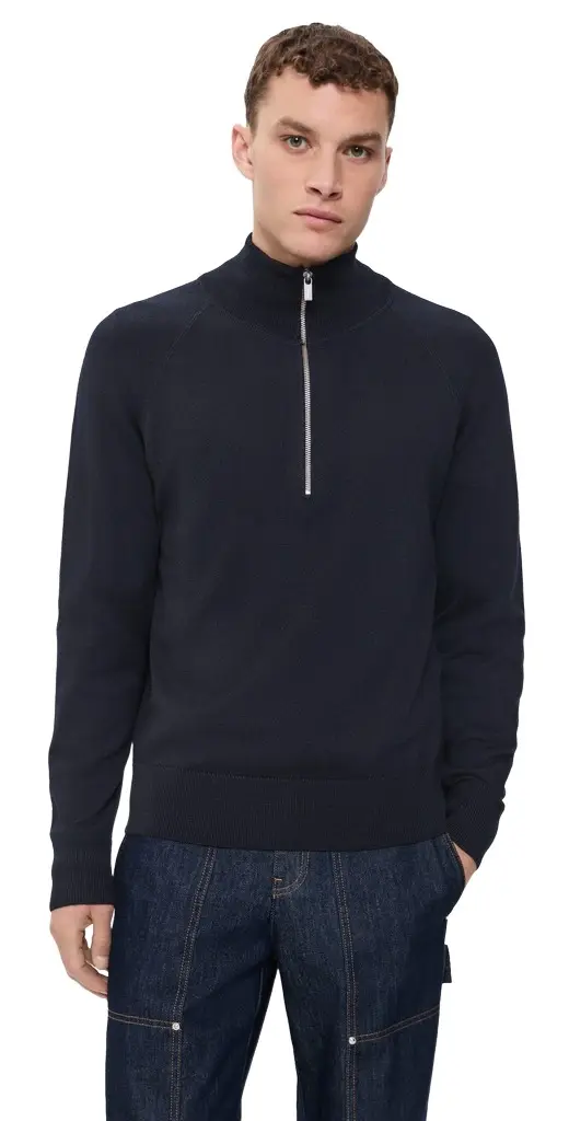 Molo Basilio Quarter Zip Sweater Molo Basilio Quarter Zip Sweater