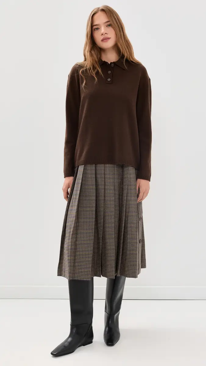 Sea Julia Plaid Combo Sweater Dress Set | Thumbnail 2 Sea Julia Plaid Combo Sweater Dress Set | Thumbnail 2