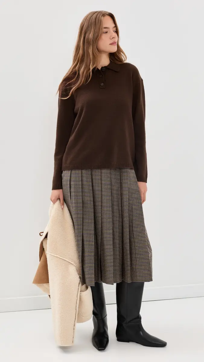 Sea Julia Plaid Combo Sweater Dress Set | Thumbnail 5 Sea Julia Plaid Combo Sweater Dress Set | Thumbnail 5