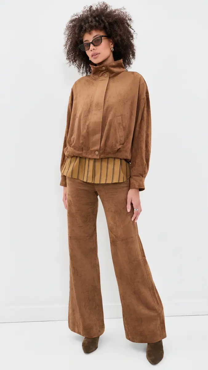 Z Supply Corin Faux Suede Bubble Hem Jacket | Thumbnail 5 Z Supply Corin Faux Suede Bubble Hem Jacket | Thumbnail 5