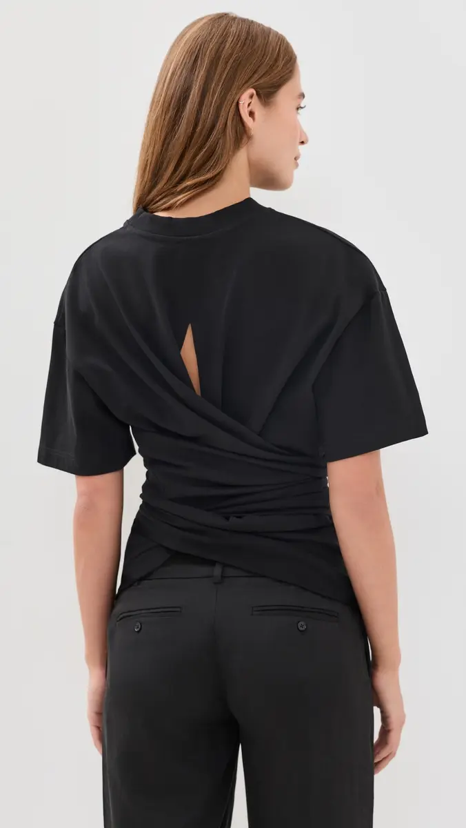 St. Agni Cotton Jersey Split Back Tee | Thumbnail 3 St. Agni Cotton Jersey Split Back Tee | Thumbnail 3