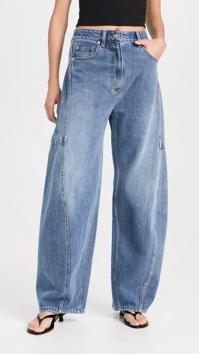 Tibi Classic Wash Denim Sid Jeans | Thumbnail 2 Tibi Classic Wash Denim Sid Jeans | Thumbnail 2