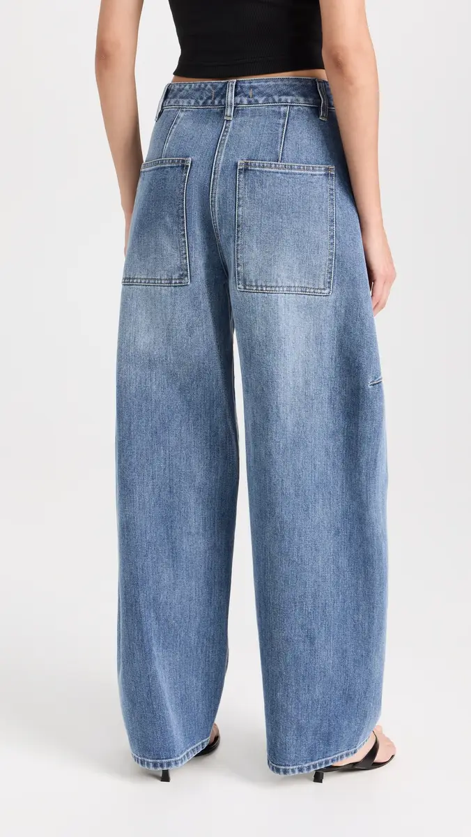 Tibi Classic Wash Denim Sid Jeans | Thumbnail 3 Tibi Classic Wash Denim Sid Jeans | Thumbnail 3