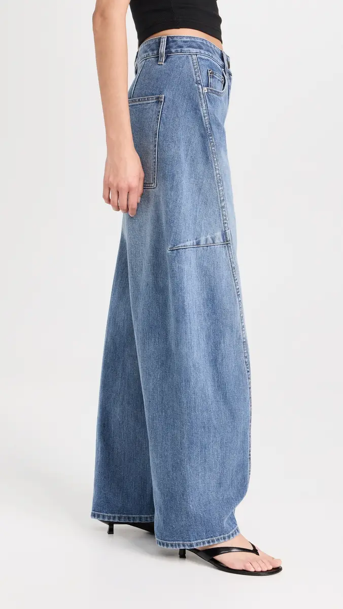 Tibi Classic Wash Denim Sid Jeans | Thumbnail 4 Tibi Classic Wash Denim Sid Jeans | Thumbnail 4