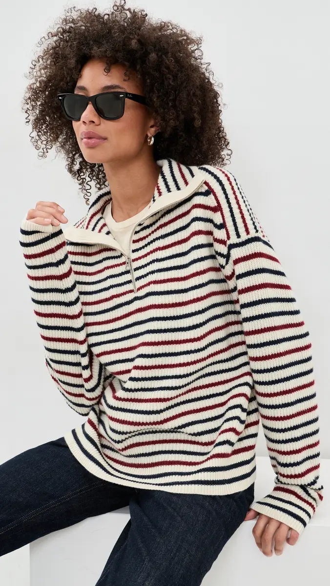 rag & bone Georgie Half Zip Sweater | Thumbnail 2 rag & bone Georgie Half Zip Sweater | Thumbnail 2