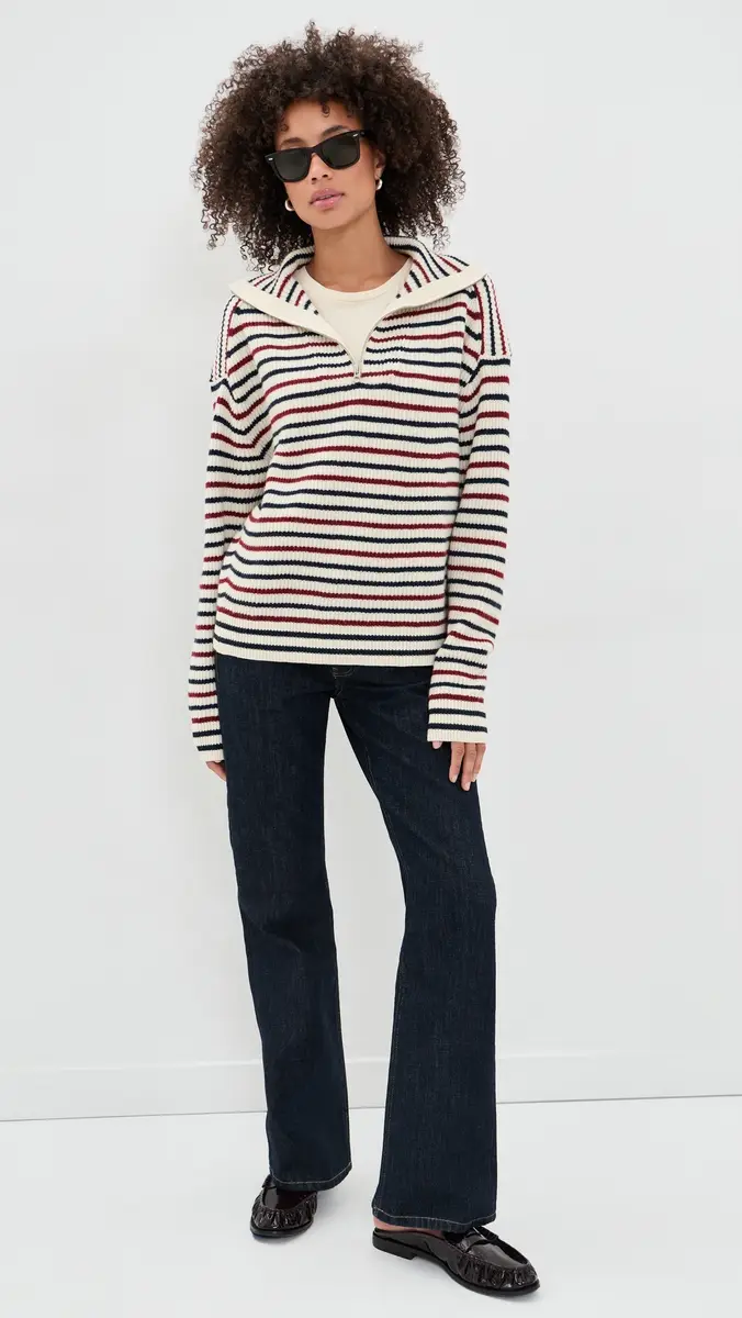 rag & bone Georgie Half Zip Sweater | Thumbnail 6 rag & bone Georgie Half Zip Sweater | Thumbnail 6