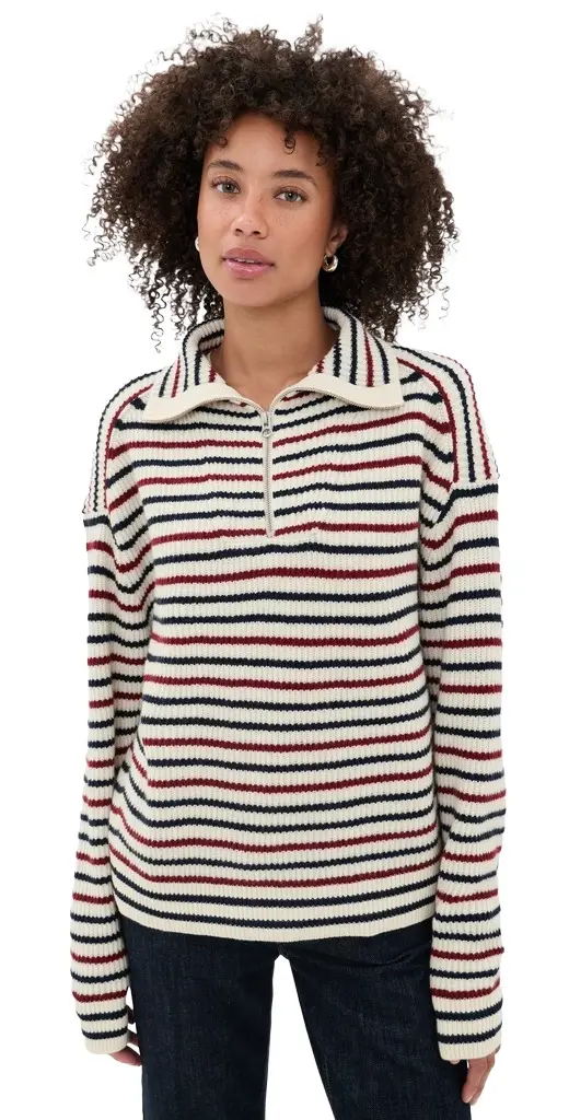 rag & bone Georgie Half Zip Sweater