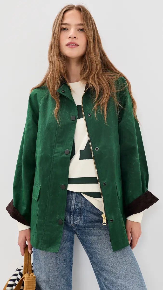 Alex Mill Chiltern Street Jacket In Waxed Cotton | Thumbnail 2