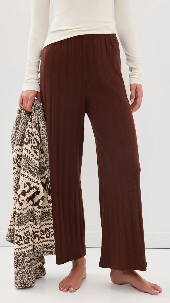 The Great. THE GREAT. The Wide Leg Sleep Pants | Thumbnail 2 The Great. THE GREAT. The Wide Leg Sleep Pants | Thumbnail 2