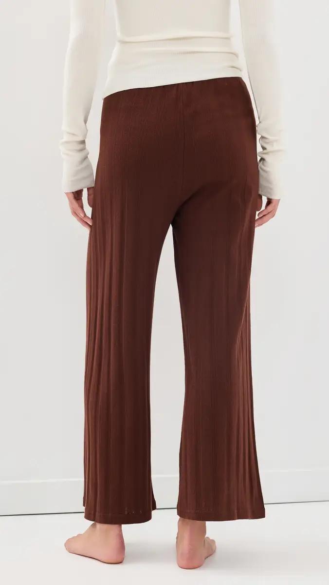 The Great. THE GREAT. The Wide Leg Sleep Pants | Thumbnail 3 The Great. THE GREAT. The Wide Leg Sleep Pants | Thumbnail 3