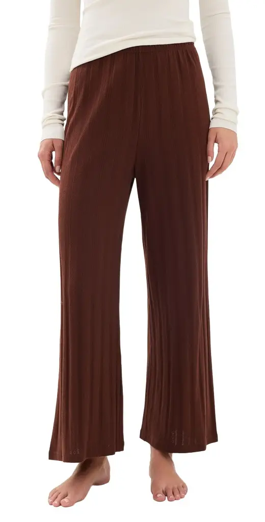 THE GREAT. The Wide Leg Sleep Pants THE GREAT. The Wide Leg Sleep Pants