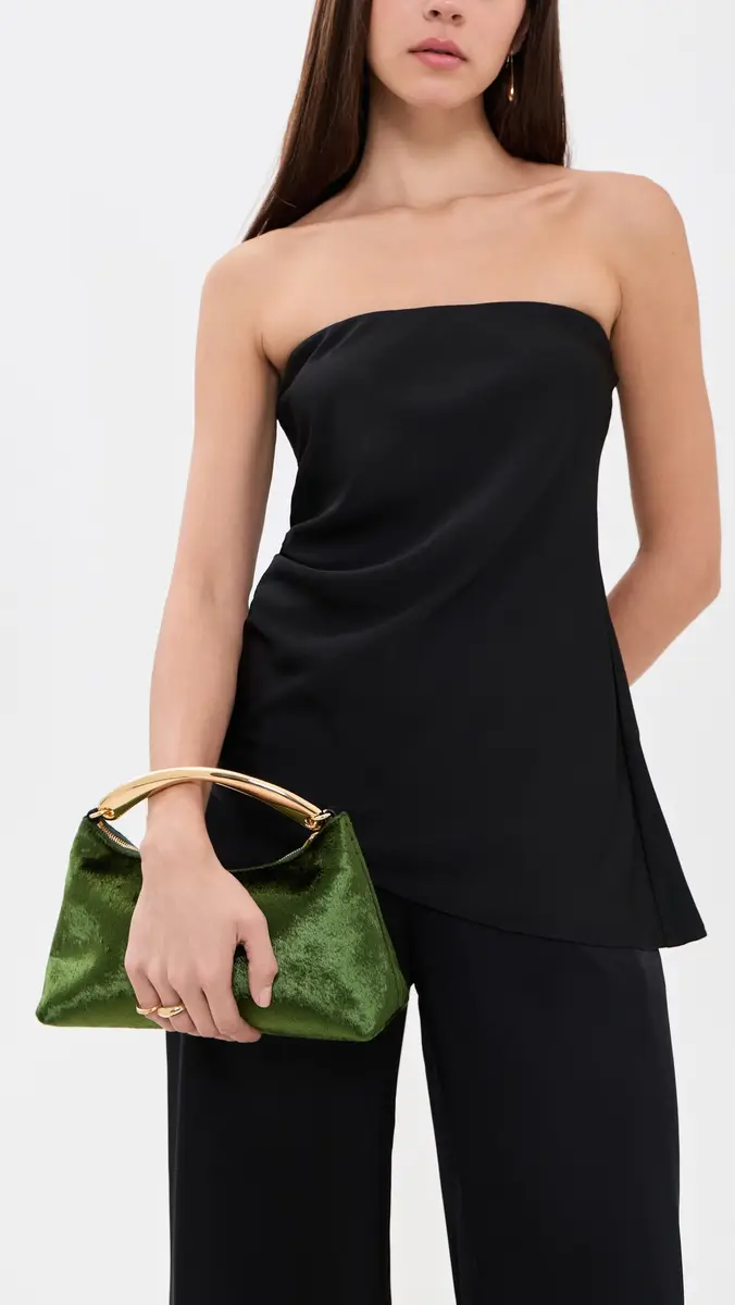 MANSUR GAVRIEL Metal Handle Rhea Bag | Thumbnail 3 MANSUR GAVRIEL Metal Handle Rhea Bag | Thumbnail 3
