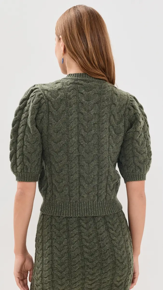 Ulla Johnson Olivia Puff Knit Cardigan | Thumbnail 3 Ulla Johnson Olivia Puff Knit Cardigan | Thumbnail 3