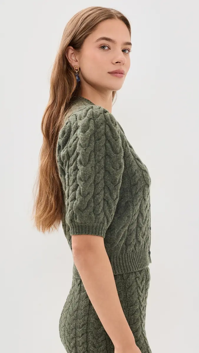 Ulla Johnson Olivia Puff Knit Cardigan | Thumbnail 4 Ulla Johnson Olivia Puff Knit Cardigan | Thumbnail 4