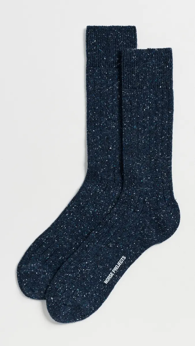 Norse Projects Bykle Neps Wool Rib Socks | Thumbnail 2 Norse Projects Bykle Neps Wool Rib Socks | Thumbnail 2