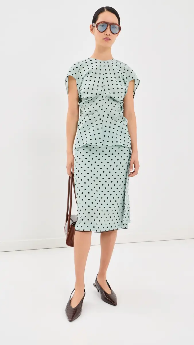 Marni Silk Midi Skirt | Thumbnail 5 Marni Silk Midi Skirt | Thumbnail 5