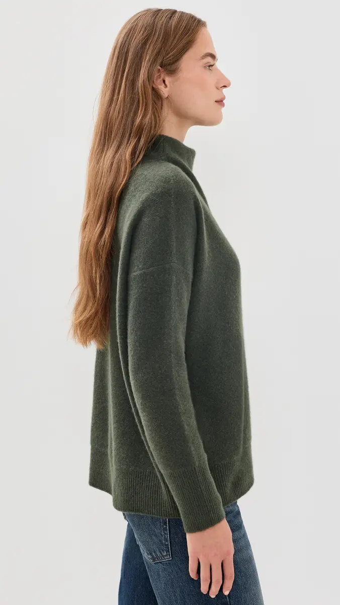 Vince Cashmere Funnel Neck Pullover | Thumbnail 4 Vince Cashmere Funnel Neck Pullover | Thumbnail 4