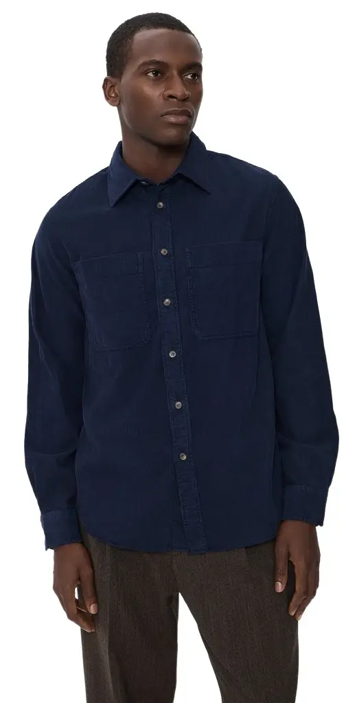 PS Paul Smith Corduroy Long Sleeve Casual Fit Shirt