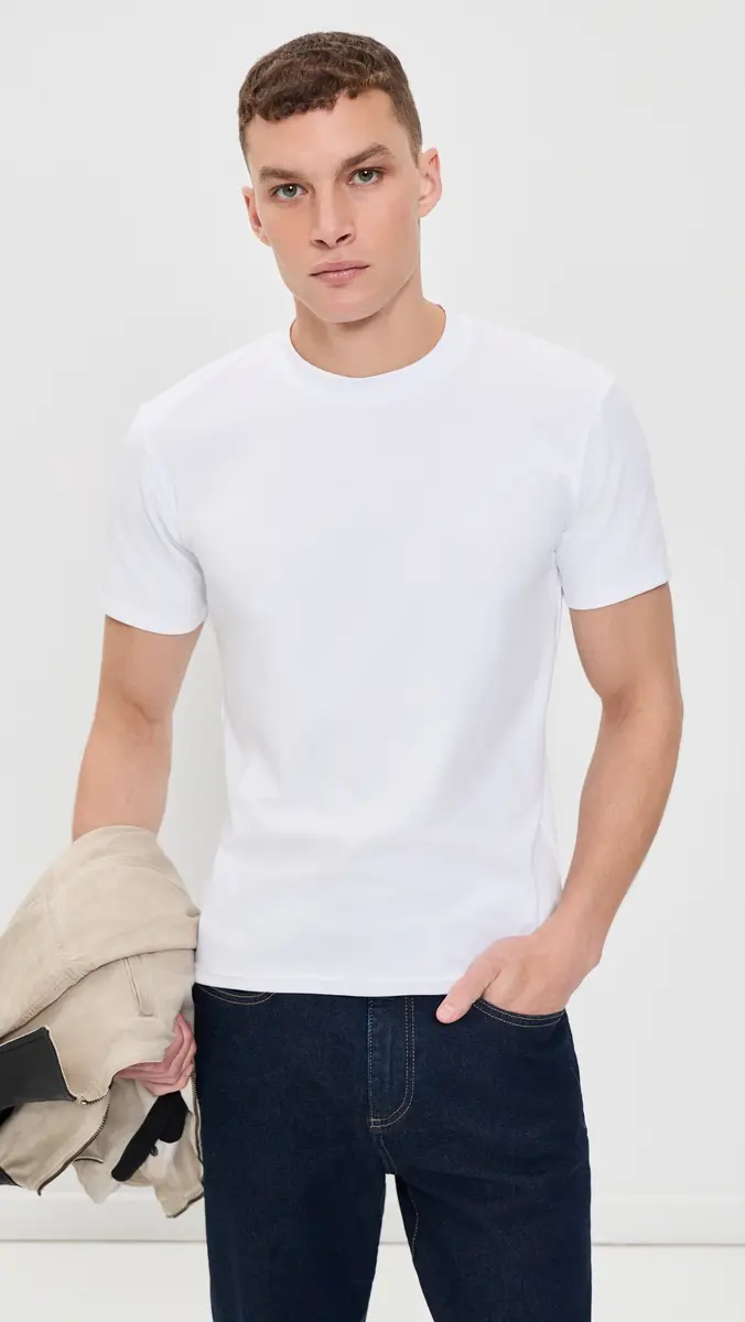 DL1961 Ribbed Crew Neck Tee | Thumbnail 2