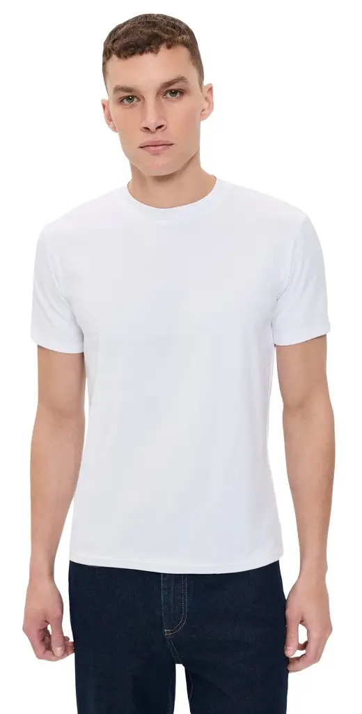 DL1961 Ribbed Crew Neck Tee