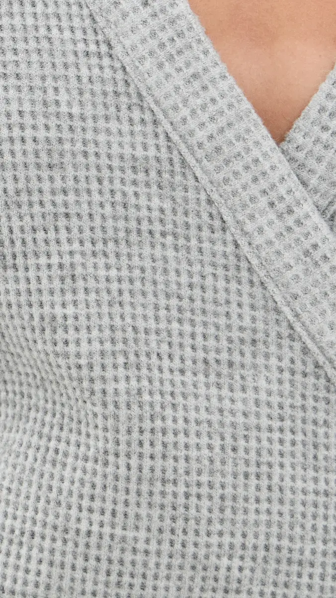 Beyond Yoga Rest Day Waffle Wrap Pullover | Thumbnail 6