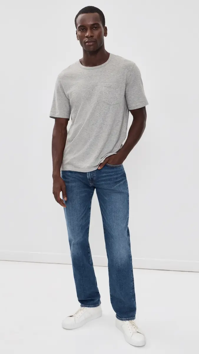 Faherty Sunwashed Pocket Tee | Thumbnail 5 Faherty Sunwashed Pocket Tee | Thumbnail 5