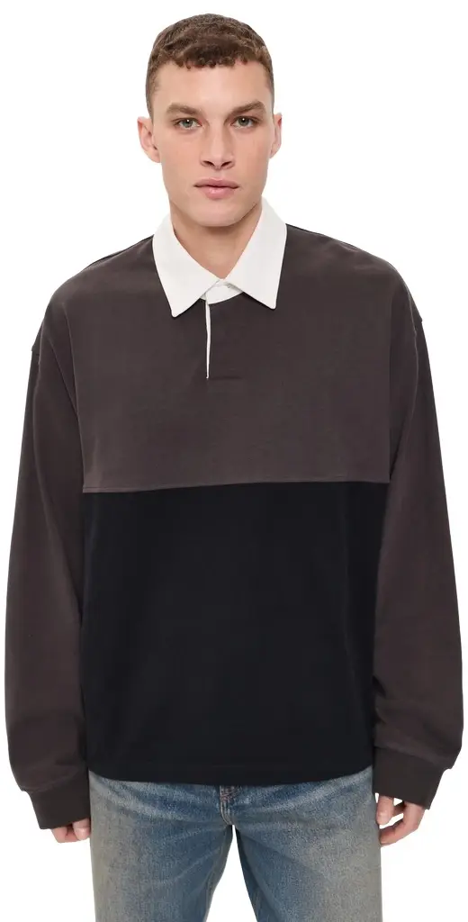 AGOLDE Blocked Rugby Shirt