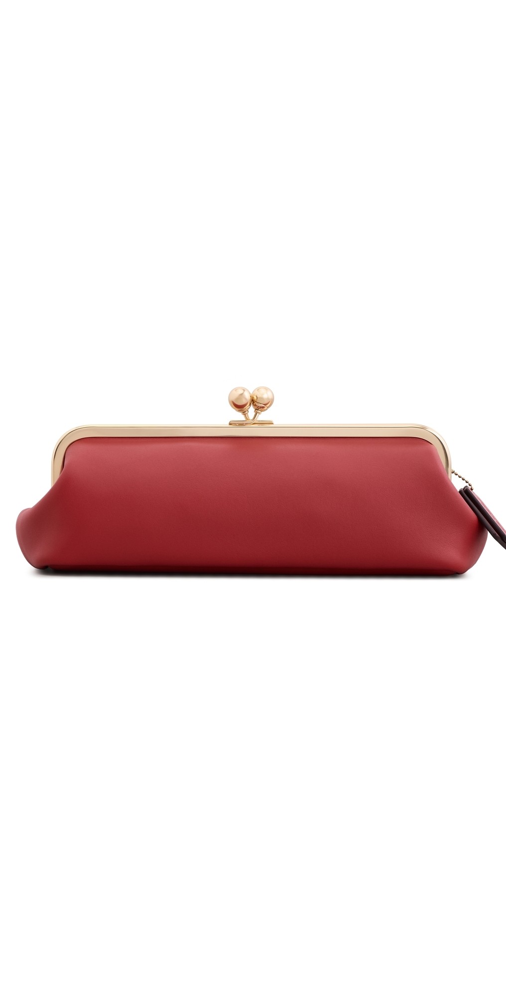 Leather Kisslock Frame Bag 30
