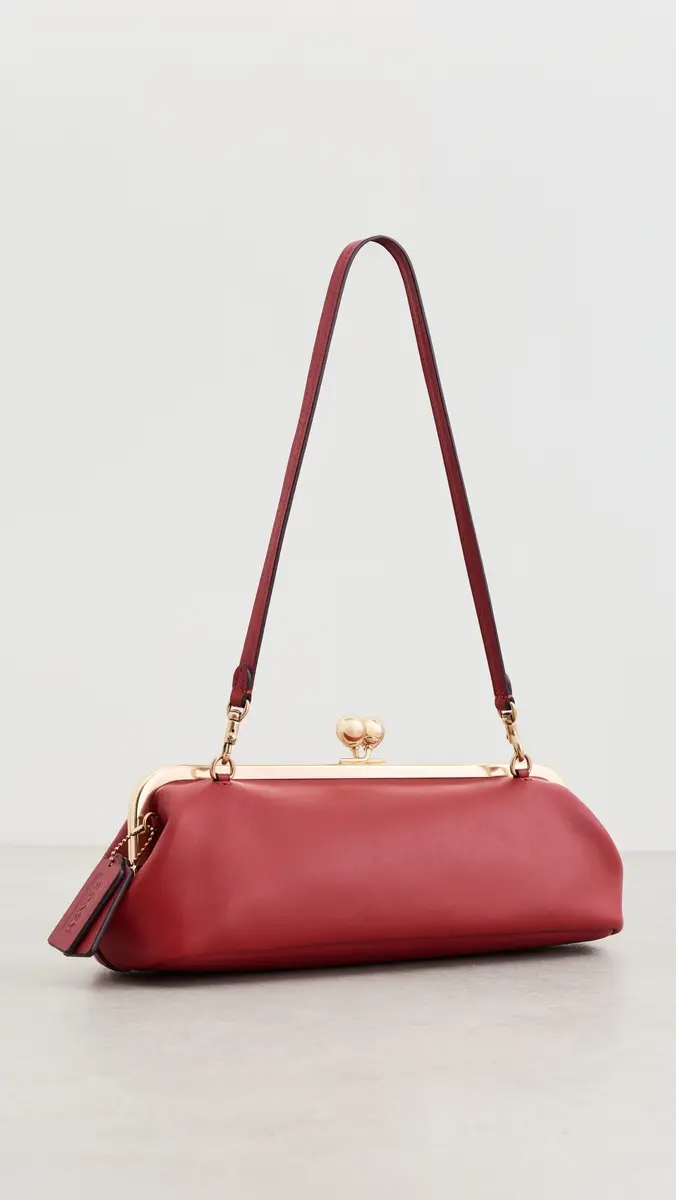 Coach Leather Kisslock Frame Bag 30 | Thumbnail 4 Coach Leather Kisslock Frame Bag 30 | Thumbnail 4