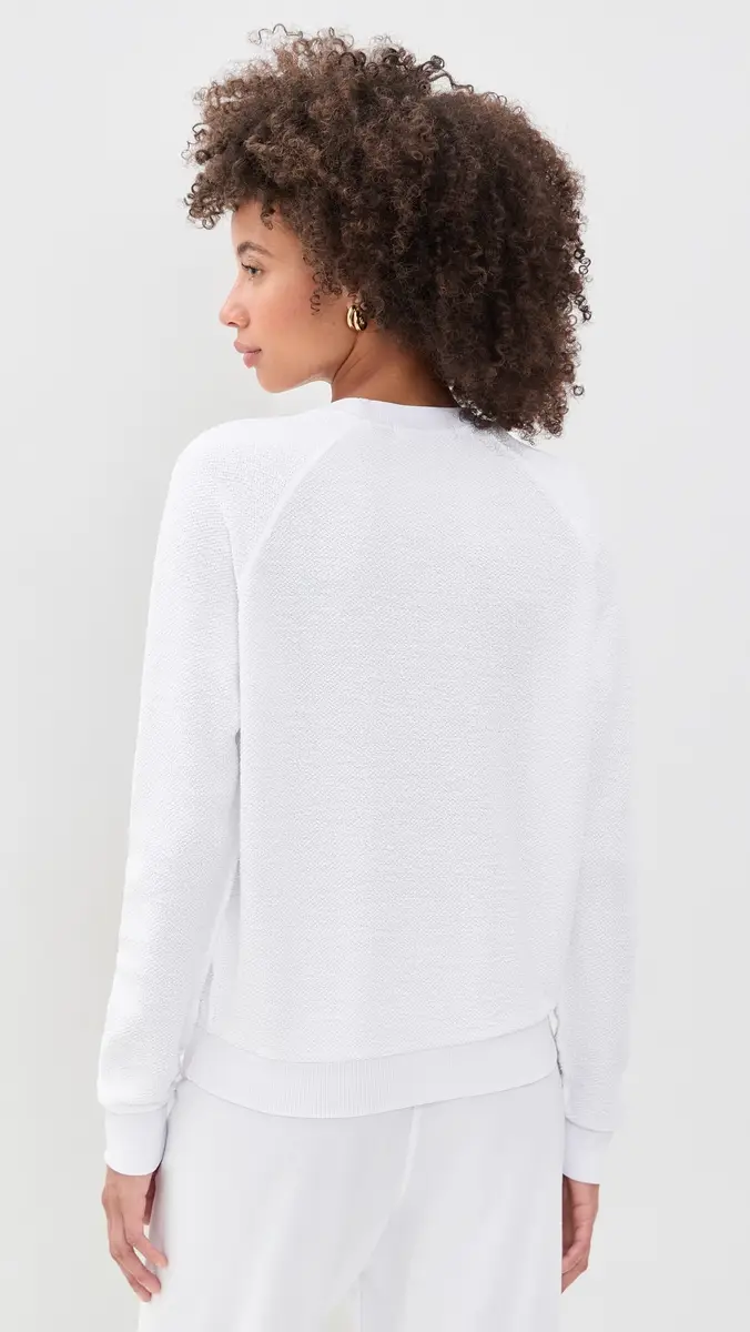 perfectwhitetee Ziggy Inside Out Fleece Long Sleeve Crew Neck Sweatshirt | Thumbnail 3 perfectwhitetee Ziggy Inside Out Fleece Long Sleeve Crew Neck Sweatshirt | Thumbnail 3