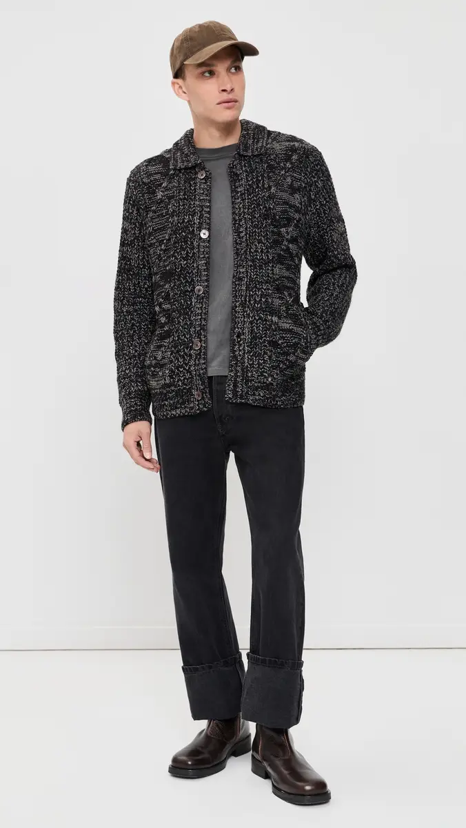 Obey Isar Button Up Sweater | Thumbnail 5 Obey Isar Button Up Sweater | Thumbnail 5
