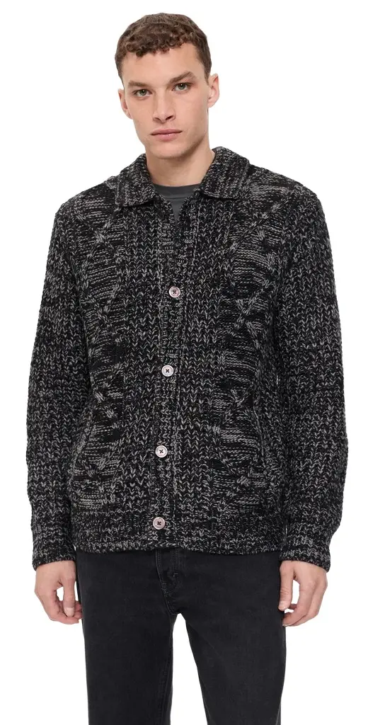 Obey Isar Button Up Sweater