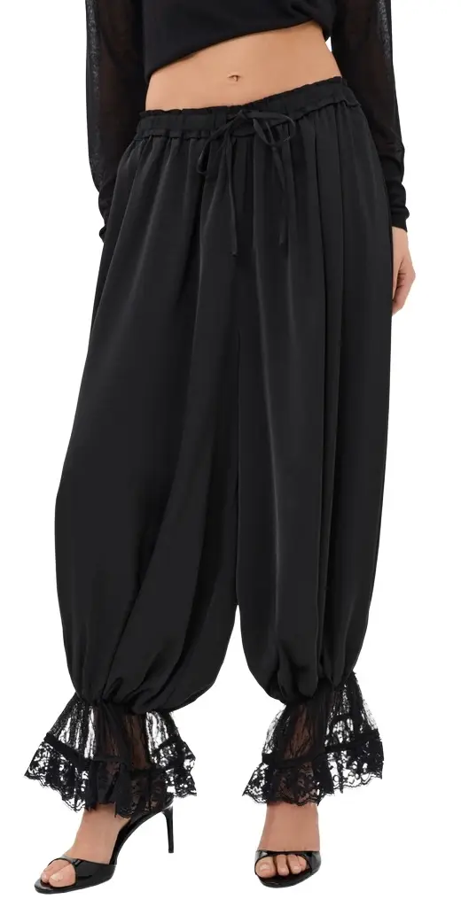 LIONESS Kiss & Tell Pants Noir